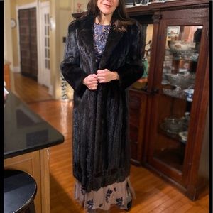 Evans collection full length Mink coat